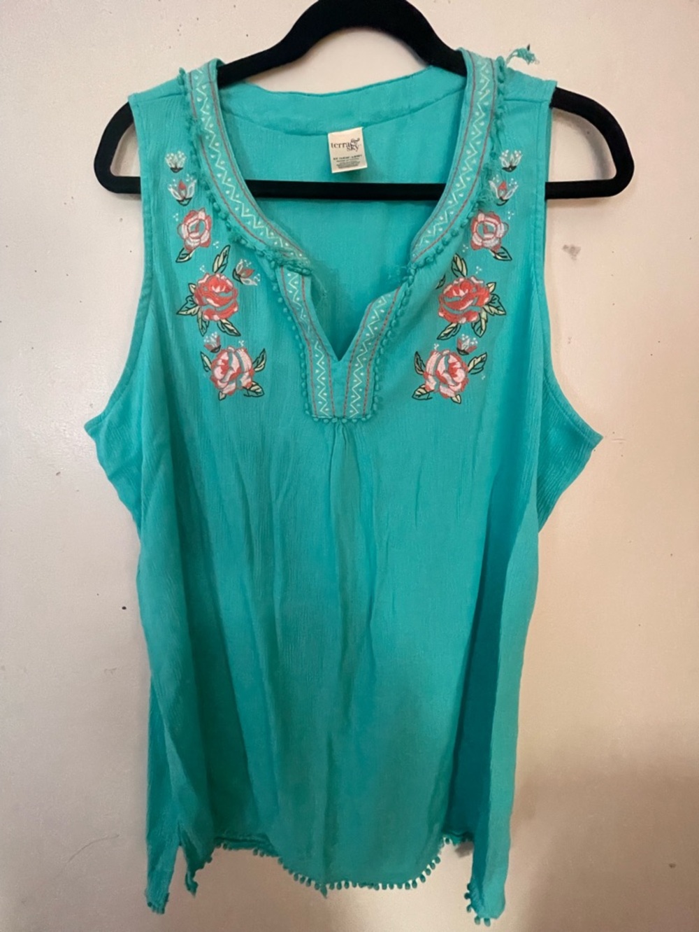 Terra & sky dress Sz 1X